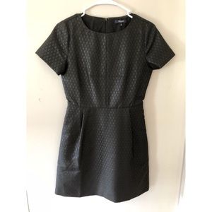 Madewell Short Sleeve Jacquard Print Dress